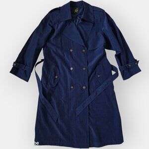 Blue 90s Lightweight Trench Coat